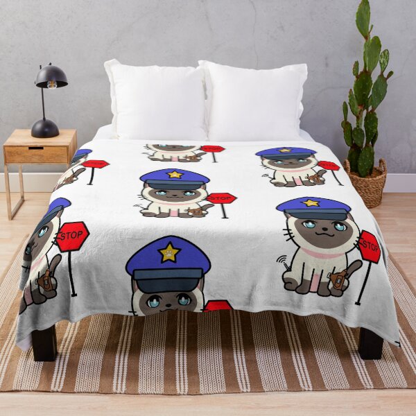 Item preview, Funny Siamese Cat Police designed and sold by Pet Station.