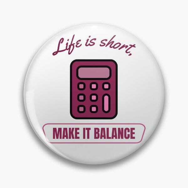 Item preview, Life Is Short, Make It Balance designed and sold by Winter--Flowers.
