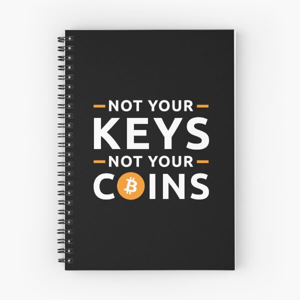 Item preview, Not Your Keys Not Your Coins Bitcoin Crypto designed and sold by JackCurtis1991.