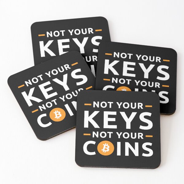 Item preview, Not Your Keys Not Your Coins Bitcoin Crypto designed and sold by JackCurtis1991.