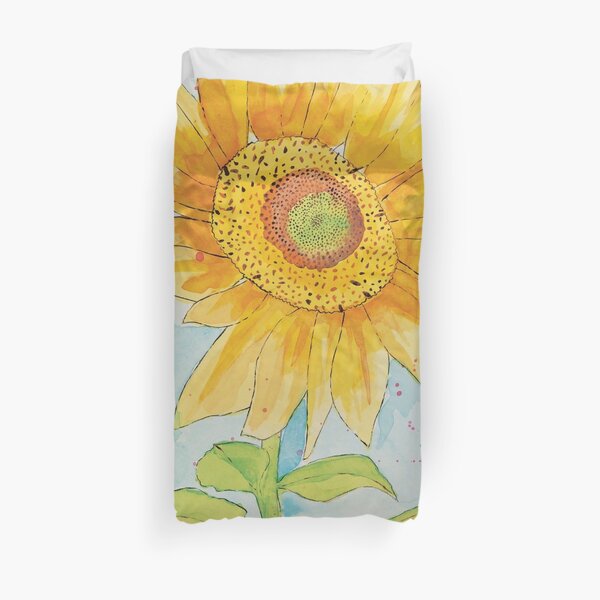 Lonely Sunflower Duvet Cover