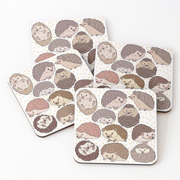 Item preview, Cute little Hedgehogs pattern  designed and sold by Yarafantasyart.