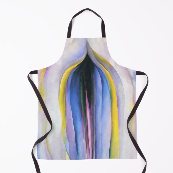 Item preview, Grey Line with Black, Blue and Yellow painting by Georgia O'Keeffe designed and sold by Artcol.