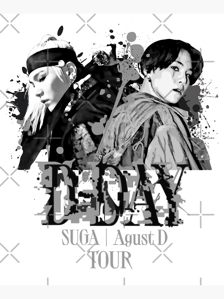 BTS Suga Agust D Tour Luggage Tag