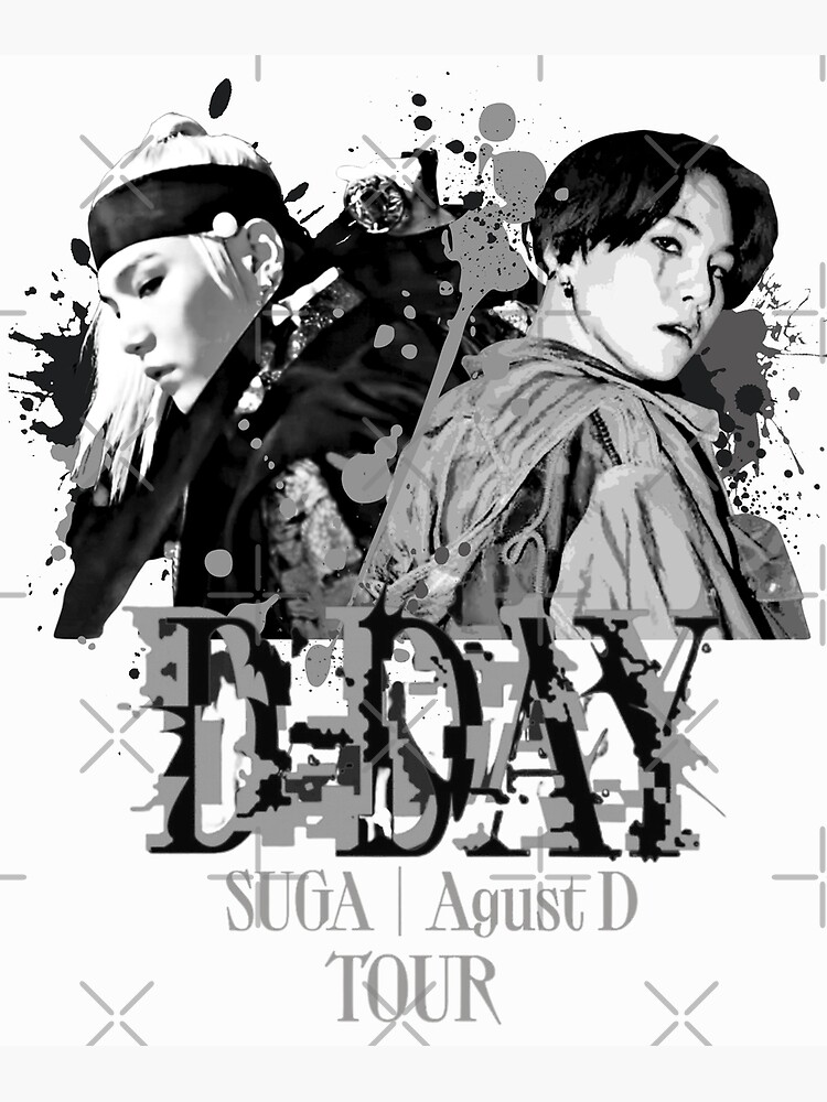 Suga Agust newest D D-Day Tour Fabric Poster