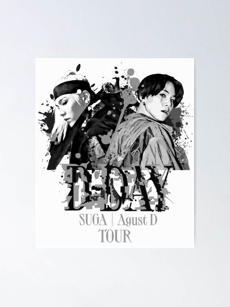 SUGA Agust D Daechwita D-Day Concert TShirt | Poster