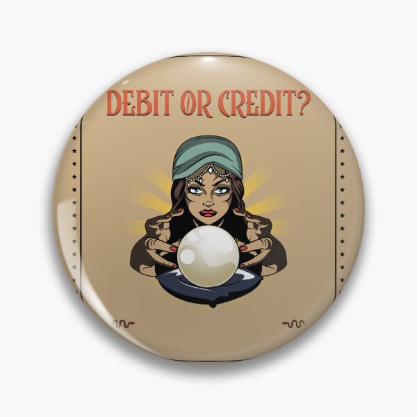 Item preview, Debit or Credit? designed and sold by Winter--Flowers.