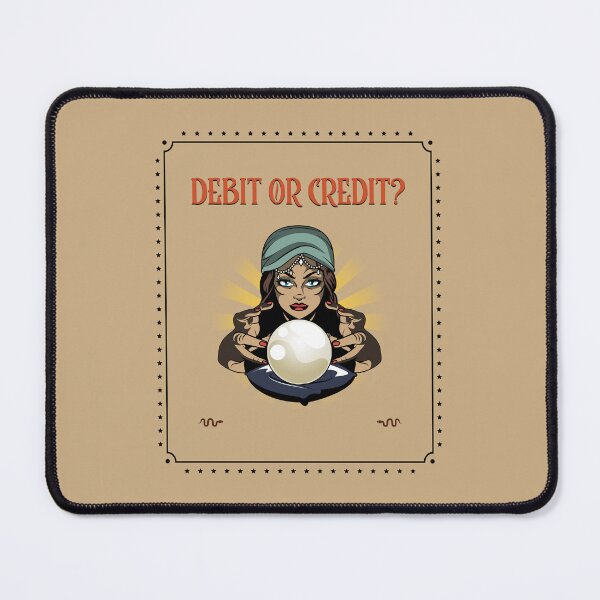 Item preview, Debit or Credit? designed and sold by Winter--Flowers.