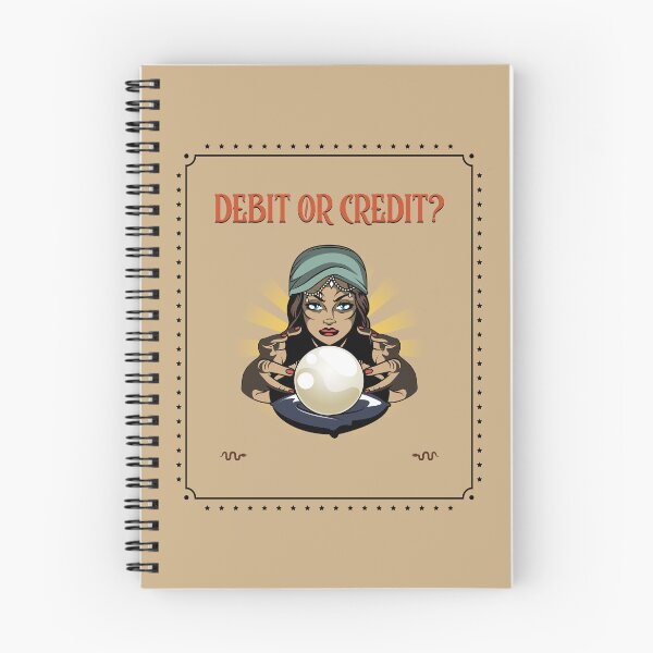 Item preview, Debit or Credit? designed and sold by Winter--Flowers.