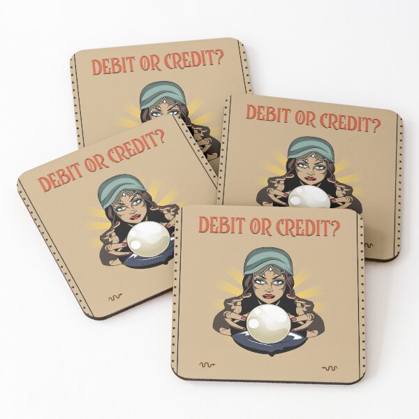 Item preview, Debit or Credit? designed and sold by Winter--Flowers.