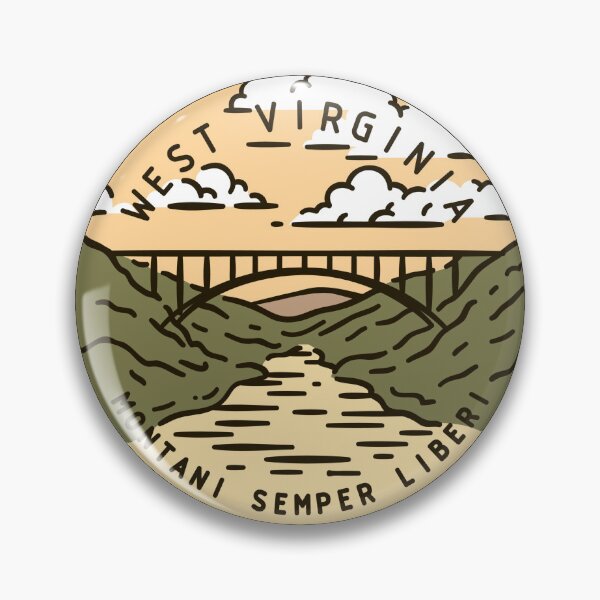 Item preview, West Virginia montani semper liberi designed and sold by VintageRealm.