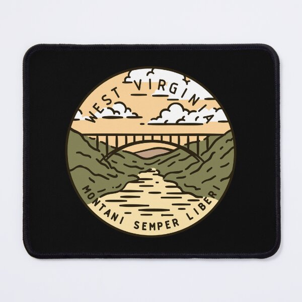 Item preview, West Virginia montani semper liberi designed and sold by VintageRealm.