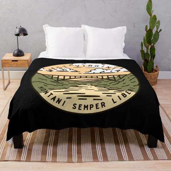 Item preview, West Virginia montani semper liberi designed and sold by VintageRealm.