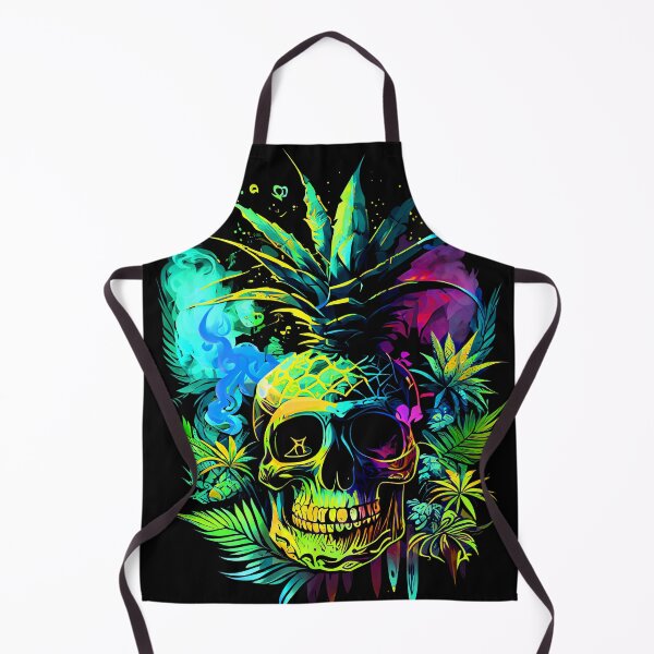 Item preview, Tropical Skull with Trippy Flame Design designed and sold by MindWave THC.