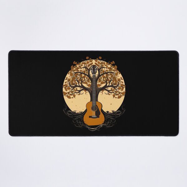 Item preview, Acoustic Guitar Tree Guitar Player Nature Guitarist designed and sold by michallaga.