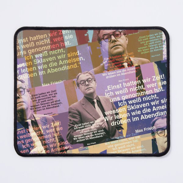 Artikelvorschau, Max Frisch Zitat, Porträt entworfen und verkauft von Mauswohn.