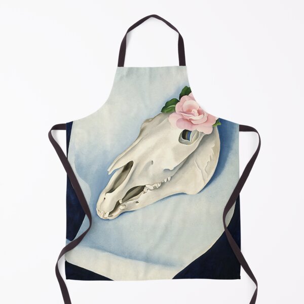 Item preview, Horse's Skull with Pink Rose by Georgia O'Keeffe designed and sold by Artcol.
