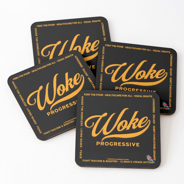 Item preview, PMD00817 Progressive Movement Designs Woke Progressive design shows you are woke and support progressive policy goals for Democrats Independents and Bernie Sanders supporters designed and sold by ProgressiveLeft.