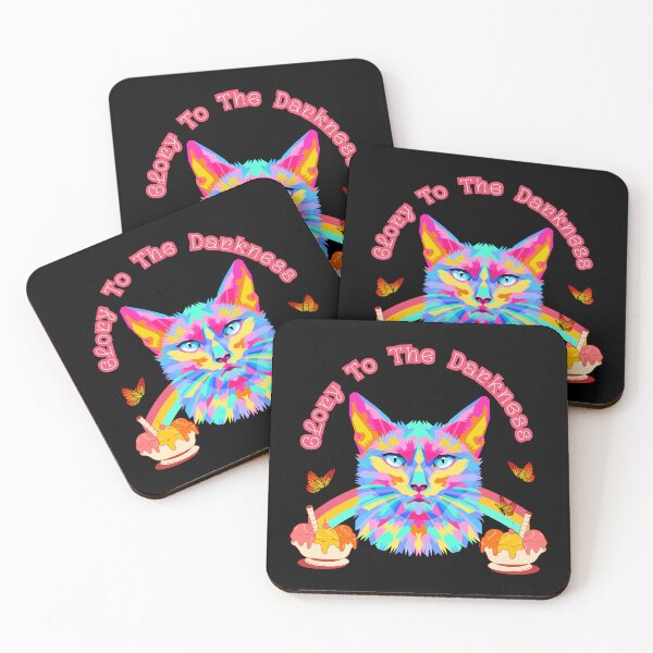 Item preview, Glory To The Darkness - cat and Ice Cream designed and sold by vargass street.