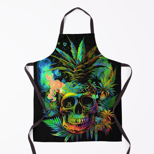 Item preview, Tropical Skull with Trippy Flame Design designed and sold by MindWave THC.