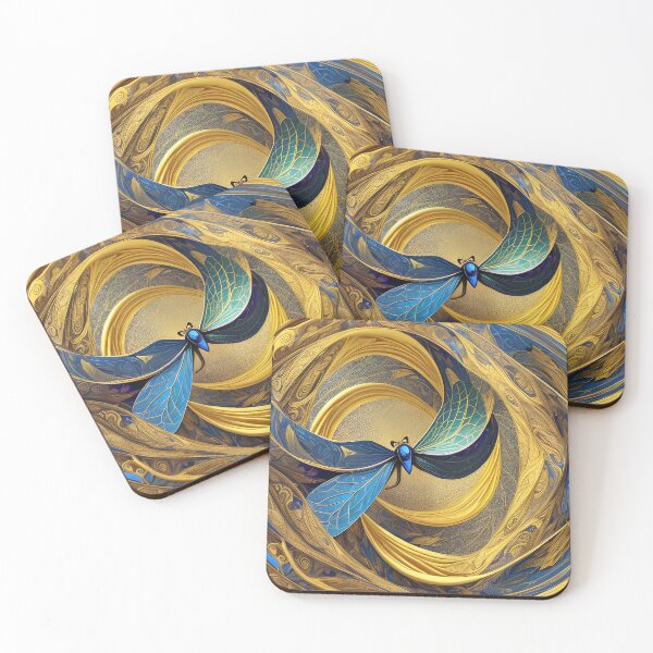 Item preview, Abstract Dragonfly 5 swirl designed and sold by christineiris.