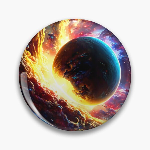 Item preview, Planetary Disruption: A Cataclysmic Event in Celestial Space designed and sold by zar4fussion.