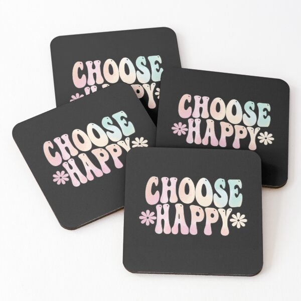 Item preview, Retro Choose Happy designed and sold by HappyLifeCreate.