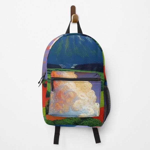Item preview, Smoking Volcano against night sky, impasto, Ai Generated Art designed and sold by ACC .