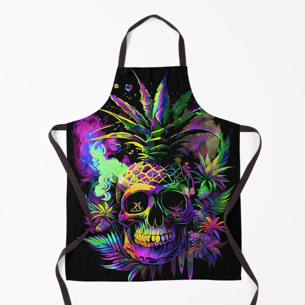 Item preview, Tropical Skull with Trippy Flame Design designed and sold by MindWave THC.