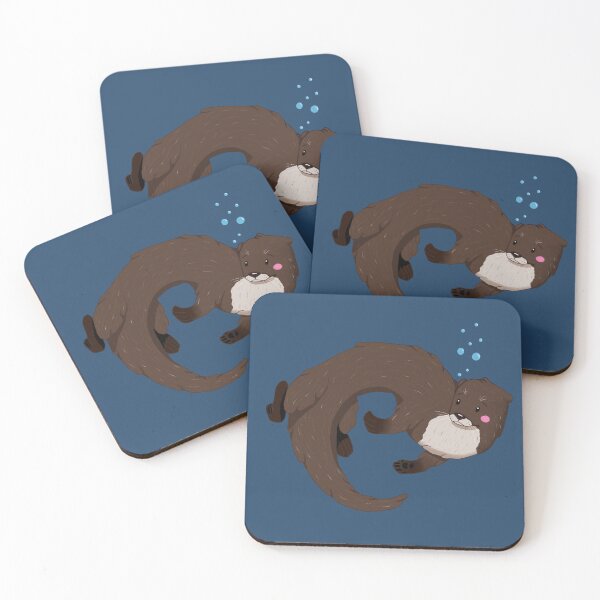 Item preview, River Otter Illustration designed and sold by NikaIllustrates.
