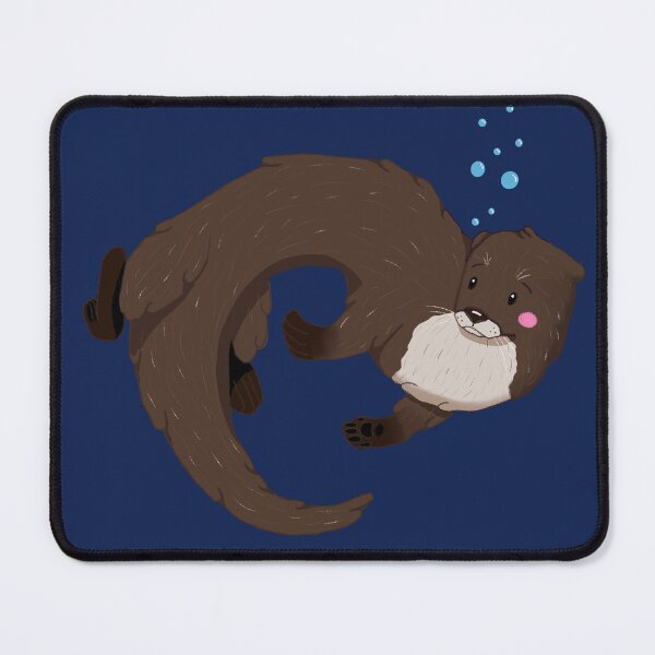 Item preview, River Otter Illustration designed and sold by NikaIllustrates.