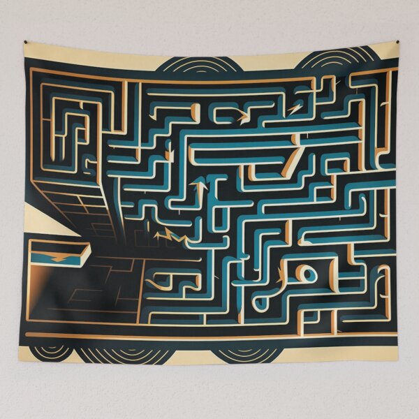 Item preview, Maze Pattern Design designed and sold by zoldi.