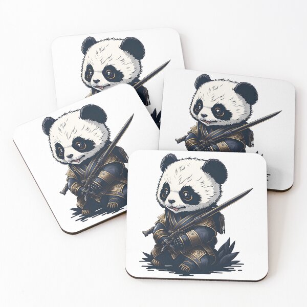 Item preview, Panda Dressed As A Samurai designed and sold by ArtsyWishesShop.