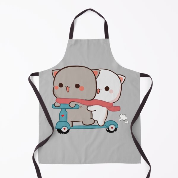 Item preview, Mochi Peach goma cat riding scooter  designed and sold by ThePurplePrints.