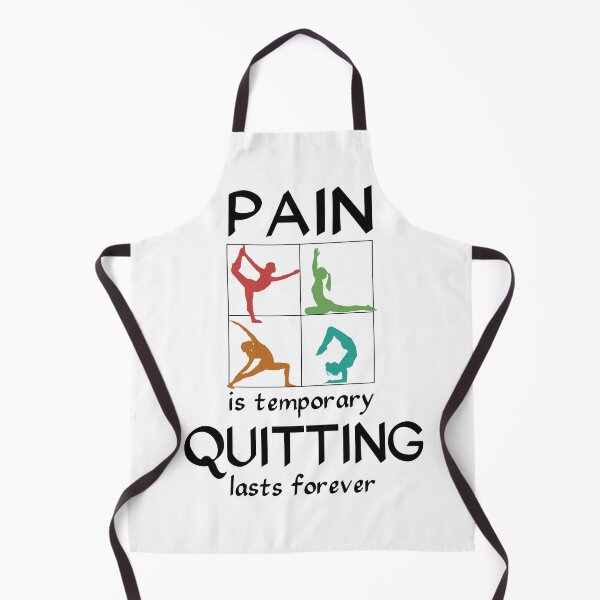 Item preview, Pain is temporary, quitting lasts forever - Yoga designed and sold by Line2Rhyme.