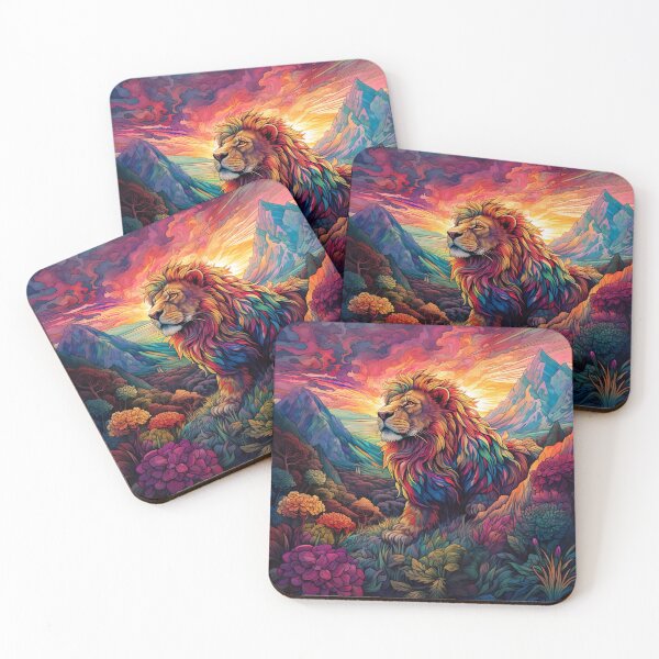Item preview, Psychedelic Lion Pride designed and sold by Matt's Artificial Nature.