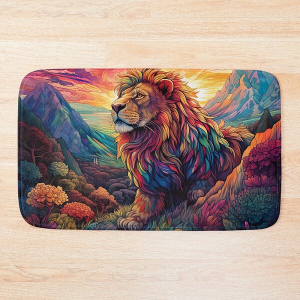 Item preview, Psychedelic Lion Pride designed and sold by Matt's Artificial Nature.