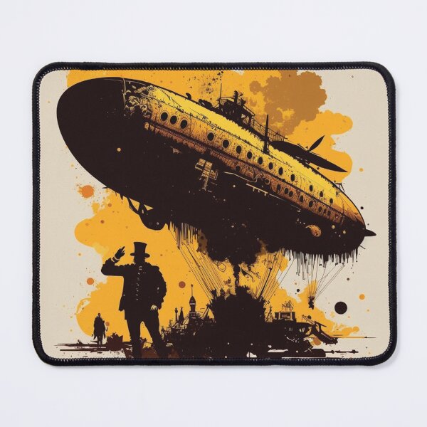 Item preview, Steampunk Zeppelin in the Sky designed and sold by MindAsylum.