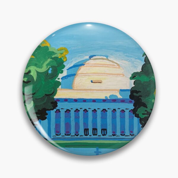 Item preview, Art of MIT's Killian Court and Dome - Acrylic Marker Illustration designed and sold by WrenInFlight.
