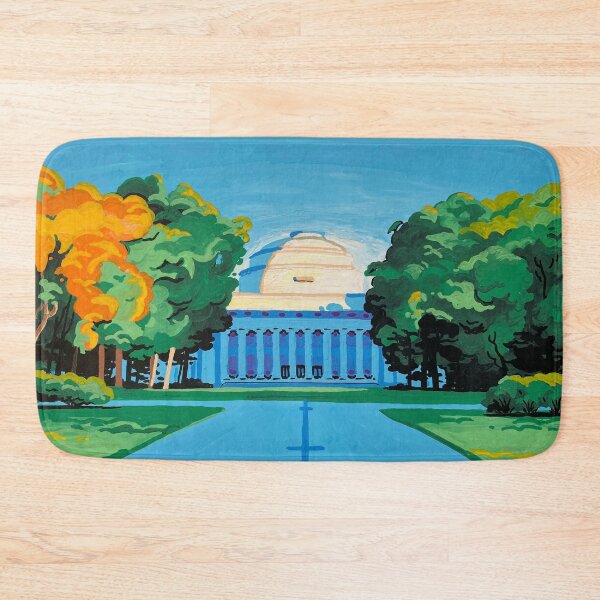 Item preview, Art of MIT's Killian Court and Dome - Acrylic Marker Illustration designed and sold by WrenInFlight.