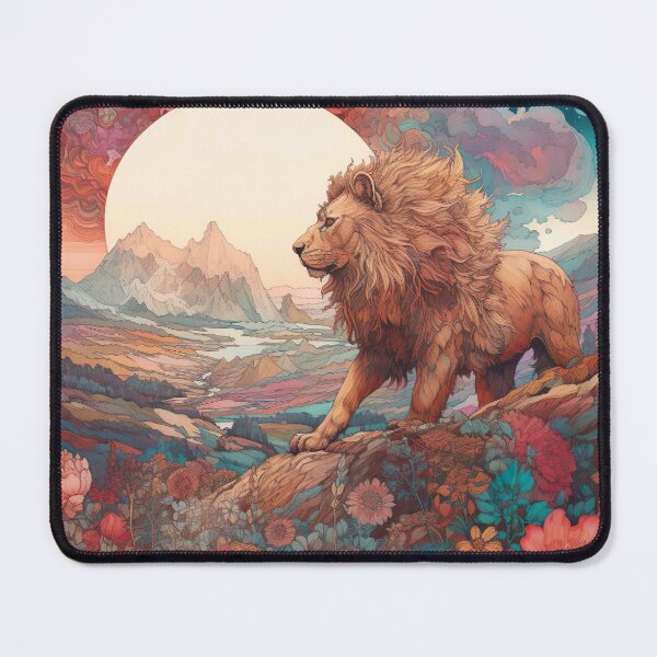Item preview, Trippy Mystical Lion Majesty designed and sold by Matt's Artificial Nature.