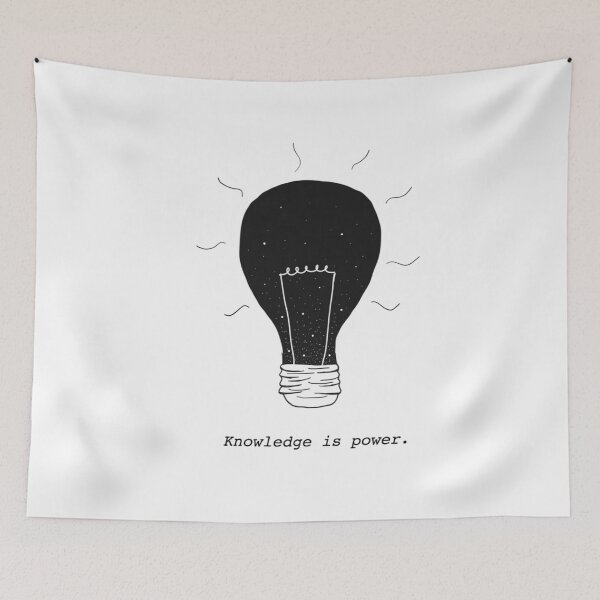 Item preview, Knowledge Is Power designed and sold by emmamayartworks.