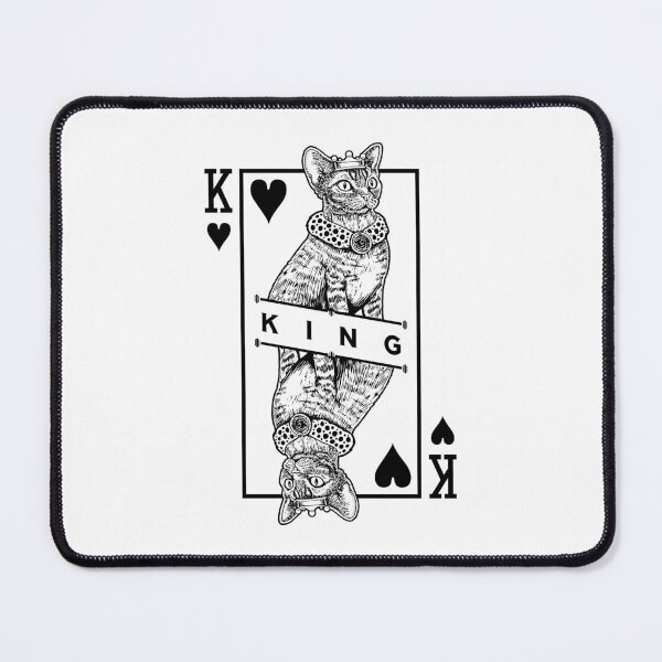 Item preview, Devon Rex Cat Lover King Of Hearts Funny Pop Art designed and sold by GrandeDuc.