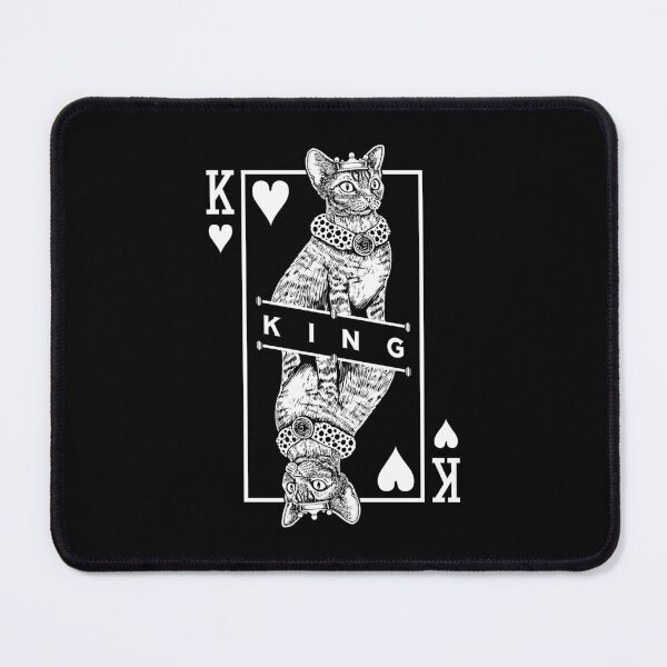 Item preview, Devon Rex Cat Lover King Of Hearts Funny Pop Art designed and sold by GrandeDuc.