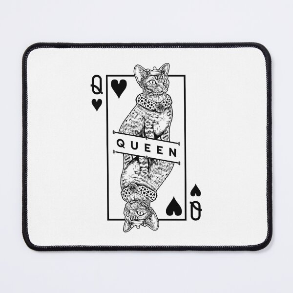 Item preview, Devon Rex Cat Lover Queen Of Hearts Funny Pop Art designed and sold by GrandeDuc.