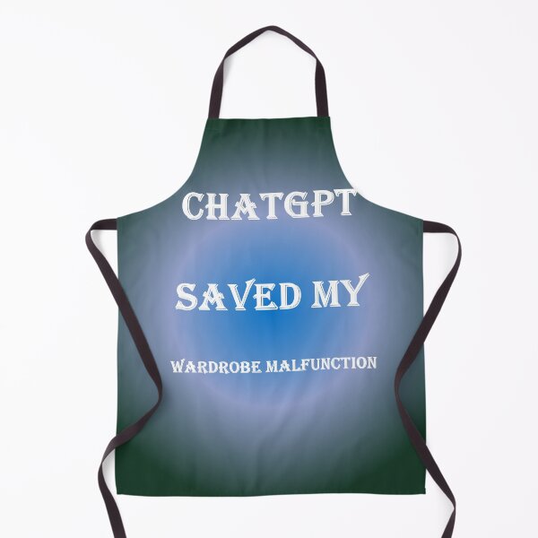 Item preview, ChatGPT Saved My True Blue wardrobe malfunction designed and sold by TechsQuickArt.
