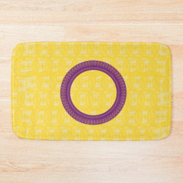 Item preview, Spirograph Patterned Intersex flag designed and sold by RachelEDesigns.