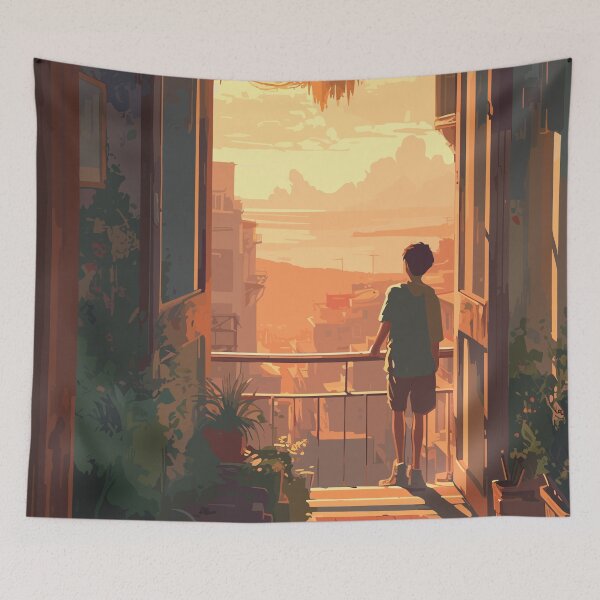 Item preview, Sunset from the balcony designed and sold by KMSpace.