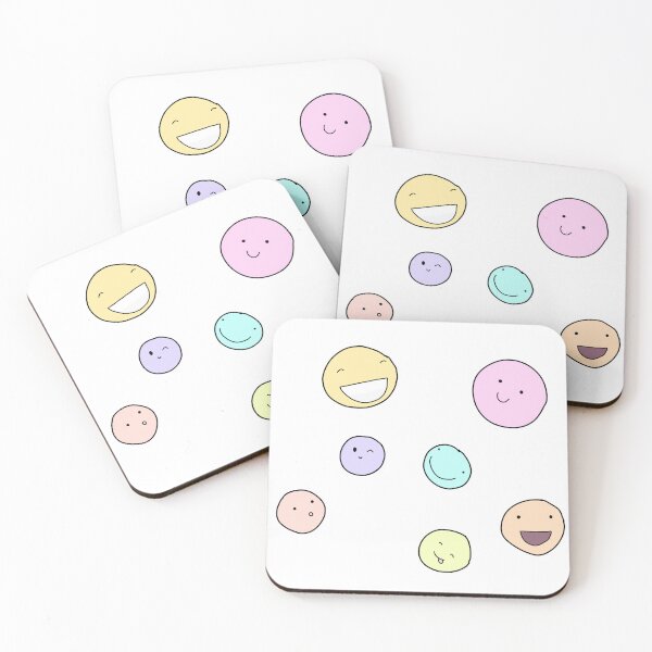 Item preview,  Colorful smiley faces pattern designed and sold by CreationsByBear.