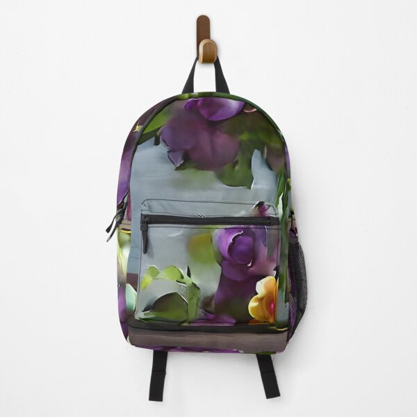Item preview, Shy Yellow Flower Amongst Purple Orchids designed and sold by masabo.